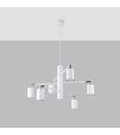 Chandeliers - Sollux Chandelier LEMMI 6 white SL.1206 - product 2