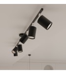 Chandeliers - Sollux Chandelier LEMMI 6 black SL.1207 - product 7