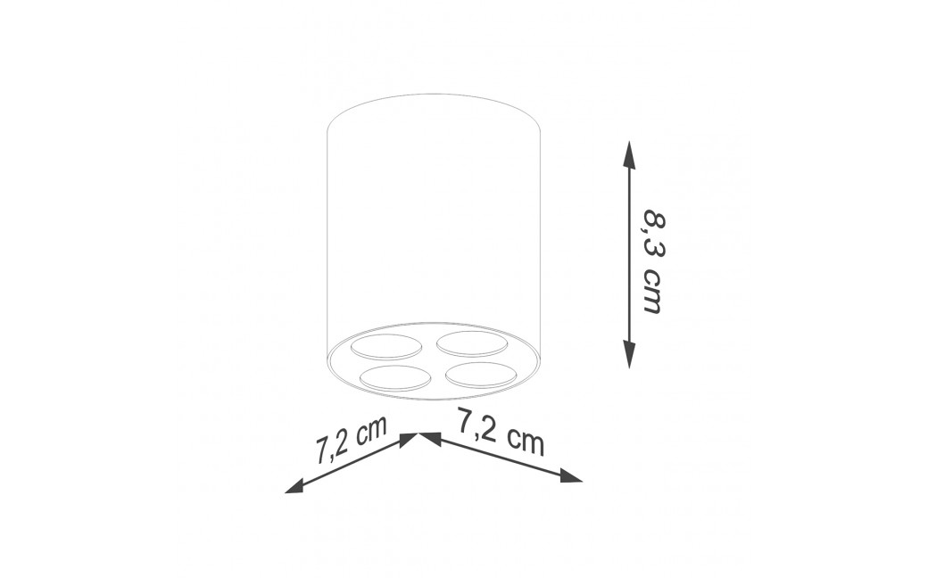 Sollux Plafon ZOE biały LED SL.1209