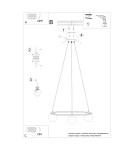 Chandeliers - Sollux Chandelier YOLI 3 SL.1213 - product 6