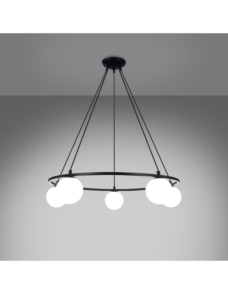 Chandeliers - Sollux Chandelier YOLI 5 SL.1214 - product kolory-swiatla.pl 3