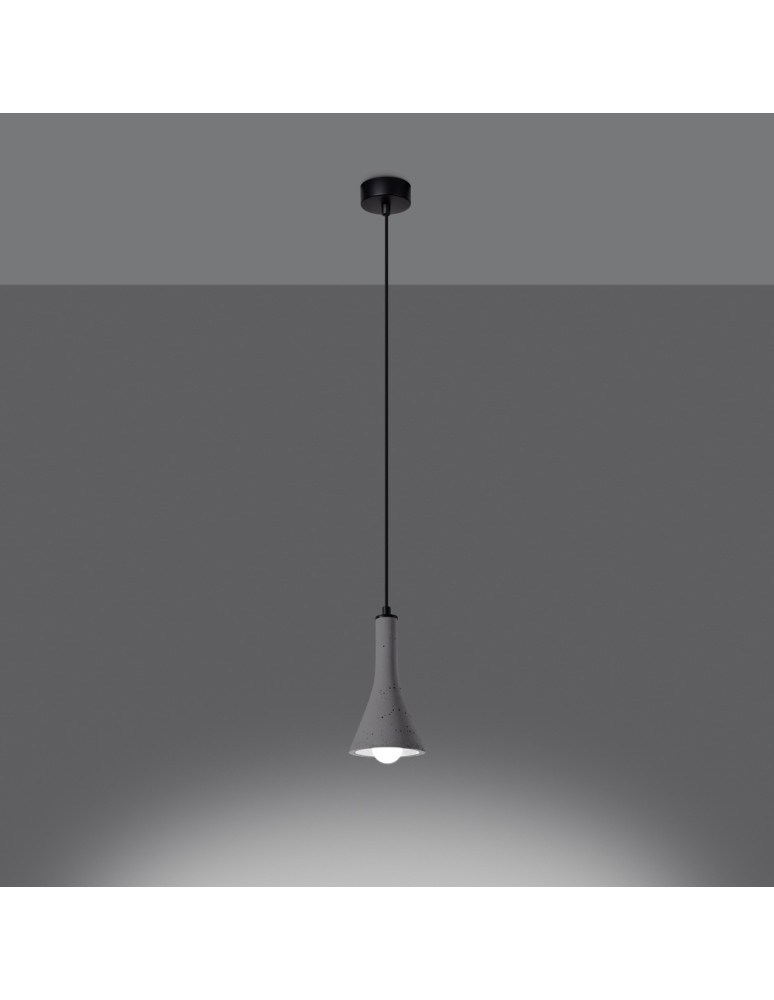 Pendant lamps - Sollux REA 1 concrete pendant lamp SL.1223 - product kolory-swiatla.pl 3