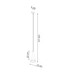 Pendant lamps - Sollux REA 1 concrete pendant lamp SL.1223 - product 5