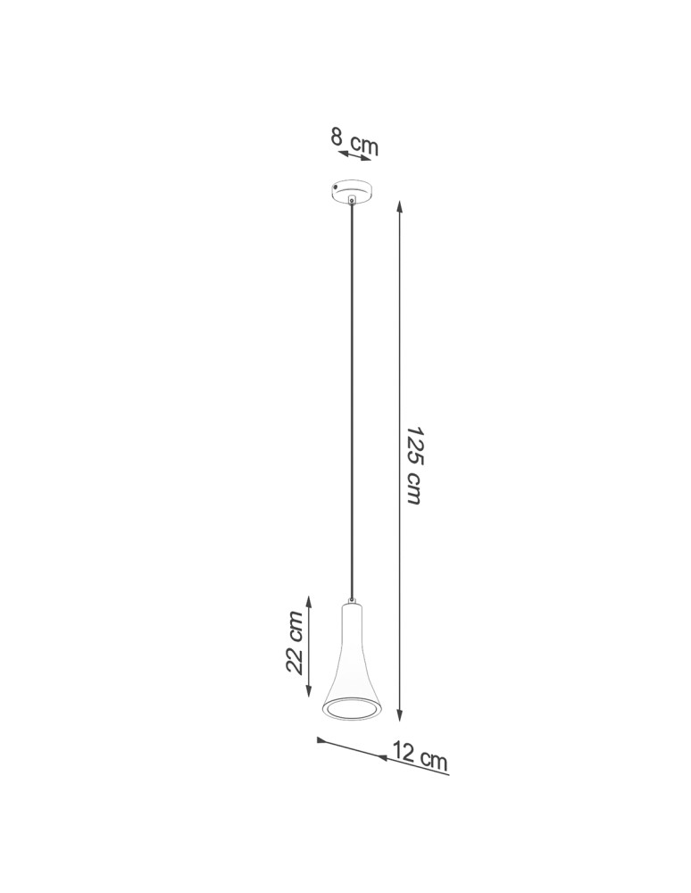 Pendant lamps - Sollux REA 1 concrete pendant lamp SL.1223 - product kolory-swiatla.pl 5