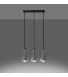 Pendant lamps on a strip - Sollux REA 3L concrete pendant lamp SL.1225 - product 3