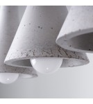 Pendant lamps on a strip - Sollux REA 3L concrete pendant lamp SL.1225 - product 4