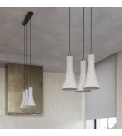 Pendant lamps on a strip - Sollux REA 3L concrete pendant lamp SL.1225 - product 7