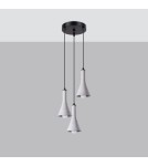 Pendant lamps - Sollux REA 3P concrete pendant lamp SL.1226 - product 2