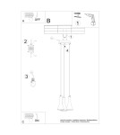 Pendant lamps - Sollux REA 3P concrete pendant lamp SL.1226 - product 6