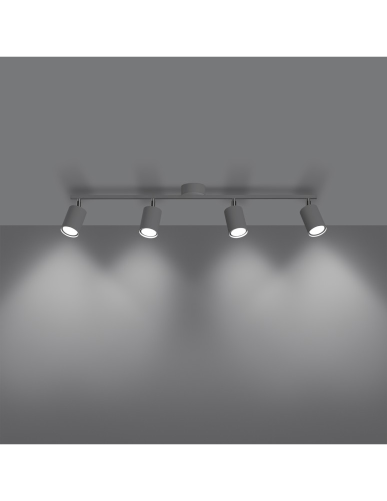 Adjustable ceiling lamps - spots - Sollux Plafond LEMMI 4L white SL.1227 - product kolory-swiatla.pl 3