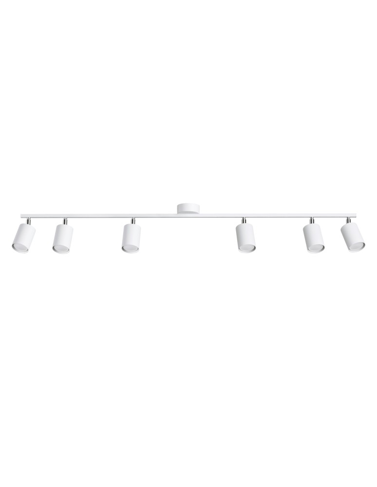 Adjustable ceiling lamps - spots - Sollux Plafond LEMMI 6L white SL.1228 - product kolory-swiatla.pl 1