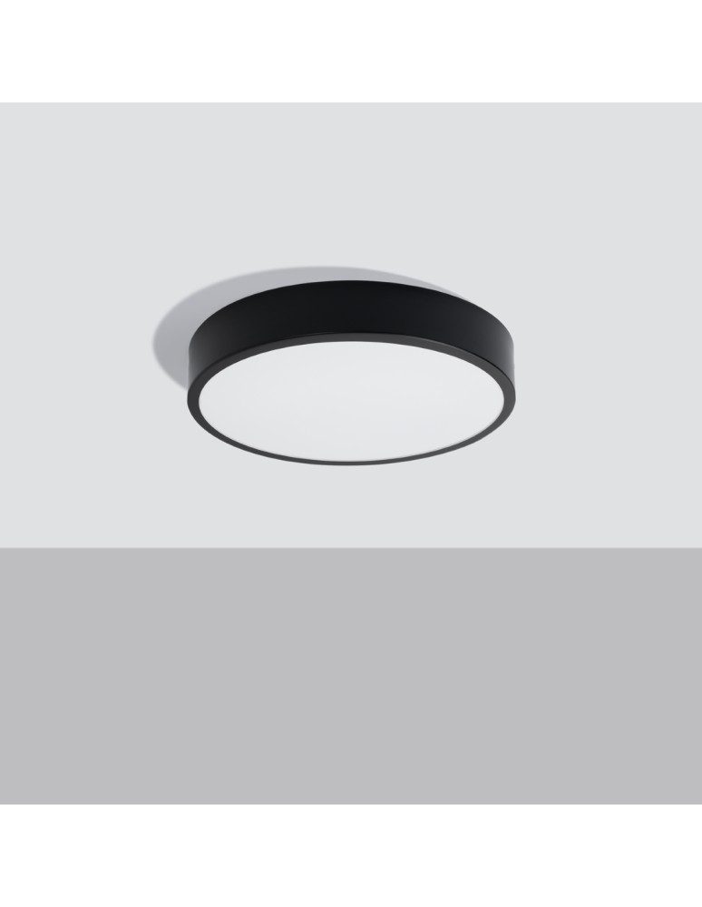 LED Plafonds - Sollux Plafond ONYX 40 black LED 3000K SL.1244 - product kolory-swiatla.pl 2