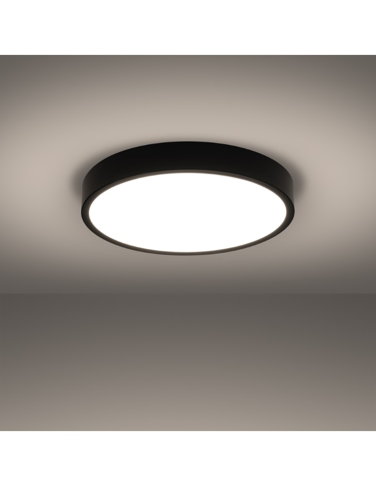 LED Plafonds - Sollux Plafond ONYX 50 black LED 3000K SL.1246 - product kolory-swiatla.pl 3