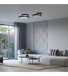 LED Plafonds - Sollux Plafond ONYX 50 black LED 3000K SL.1246 - product 10