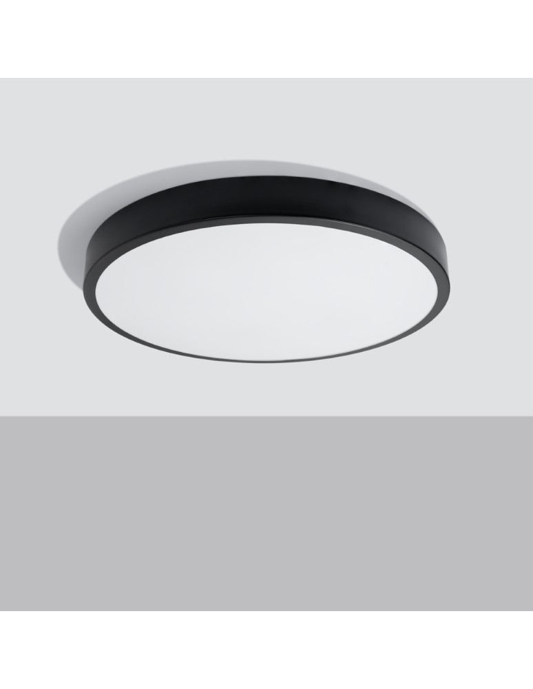 LED Plafonds - Sollux Plafond ONYX 60 black LED 3000K SL.1248 - product kolory-swiatla.pl 2