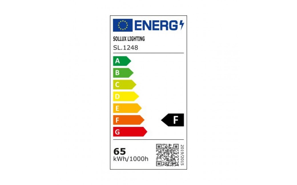 Sollux Plafon ONYX 60 czarny LED 3000K SL.1248