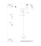 Pendant lamps - Sollux MINT ceramic pendant lamp SL.1251 - product 6