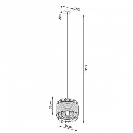 Sollux Lampa wisząca FOST SL.1252