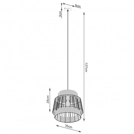 Sollux Lampa wisząca BRILO SL.1253