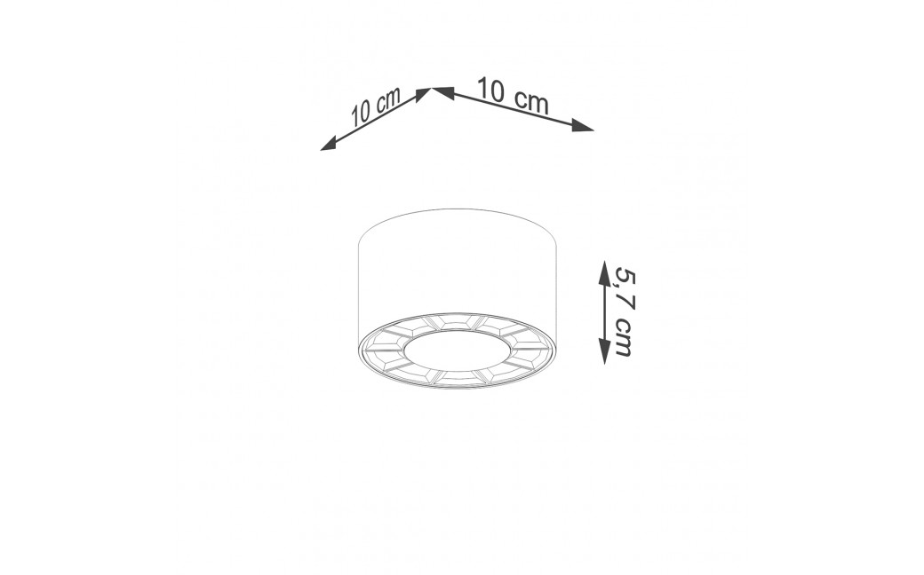 Sollux Plafon DIO biały LED SL.1254