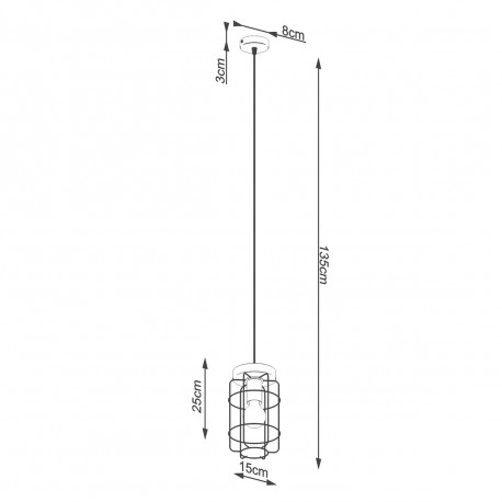 Sollux Lampa wisząca GOTTO 1 SL.1263