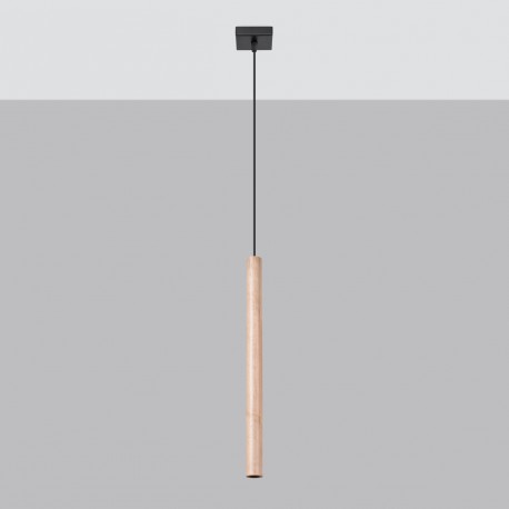 Sollux Lampa wisząca PASTELO 1 drewno SL.1266