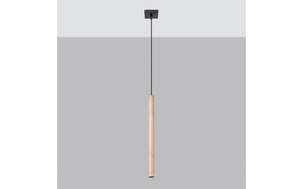 Sollux Lampa wisząca PASTELO 1 drewno SL.1266