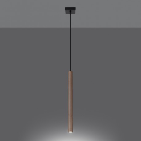 Sollux Lampa wisząca PASTELO 1 drewno SL.1266