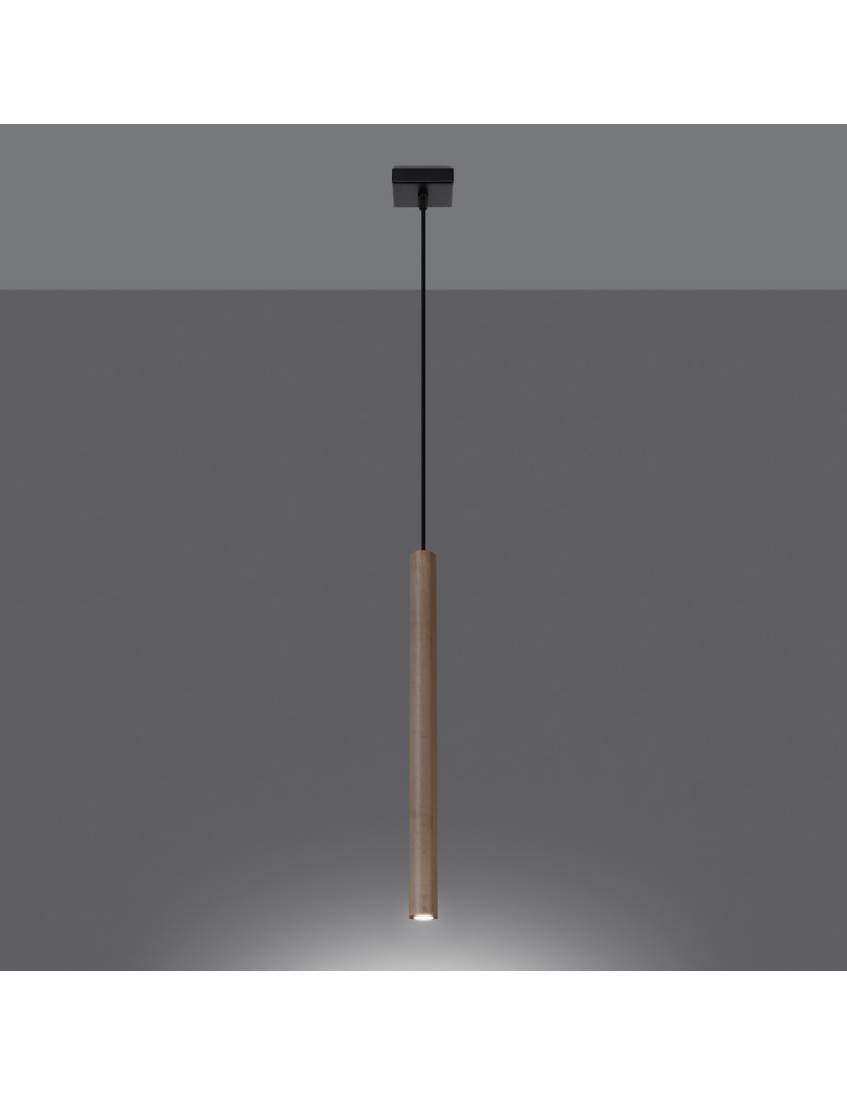 Pendant lamps - Sollux PASTELO 1 wood pendant lamp SL.1266 - product kolory-swiatla.pl 3