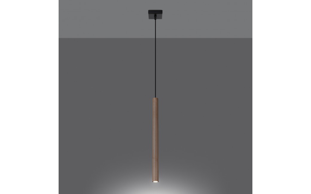 Sollux Lampa wisząca PASTELO 1 drewno SL.1266