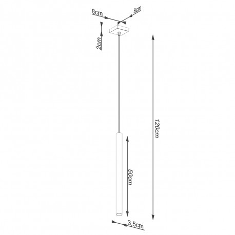 Sollux Lampa wisząca PASTELO 1 drewno SL.1266