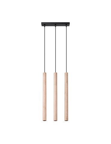 Sollux PASTELO 3L wood pendant lamp SL.1267