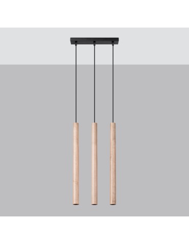 Sollux PASTELO 3L wood pendant lamp SL.1267 - product 2