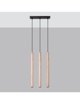 Sollux Lampa wisząca PASTELO 3L drewno SL.1267 - produkt 2