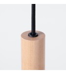 Pendant lamps - Sollux PASTELO 3L wood pendant lamp SL.1267 - product 4