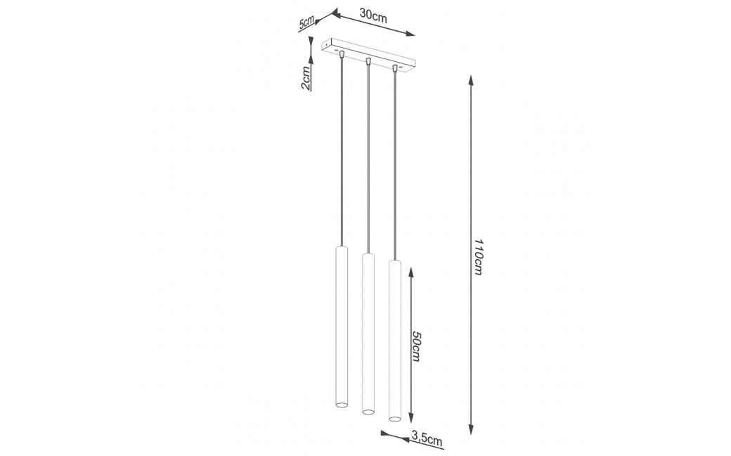 Sollux Lampa wisząca PASTELO 3L drewno SL.1267