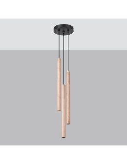 Sollux Lampa wisząca PASTELO 3P drewno SL.1268 - produkt 2