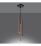 Pendant lamps - Sollux PASTELO 3P wood pendant lamp SL.1268 - product 3