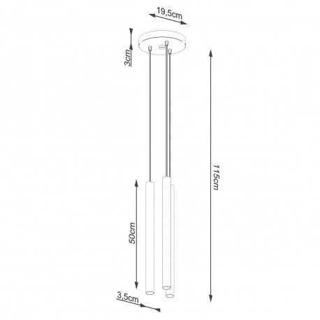 Sollux Lampa wisząca PASTELO 3P drewno SL.1268