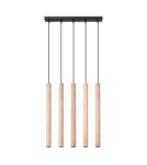 Pendant lamps - Sollux PASTELO 5L wood pendant lamp SL.1269 - product 1