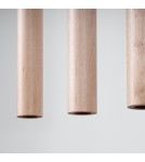 Pendant lamps - Sollux PASTELO 5L wood pendant lamp SL.1269 - product 4
