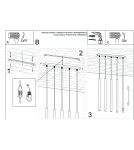 Pendant lamps - Sollux PASTELO 5L wood pendant lamp SL.1269 - product 6