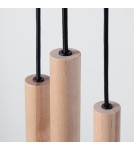 Pendant lamps - Sollux Pendant lamp PASTELO 5P wood SL.1270 - product 4