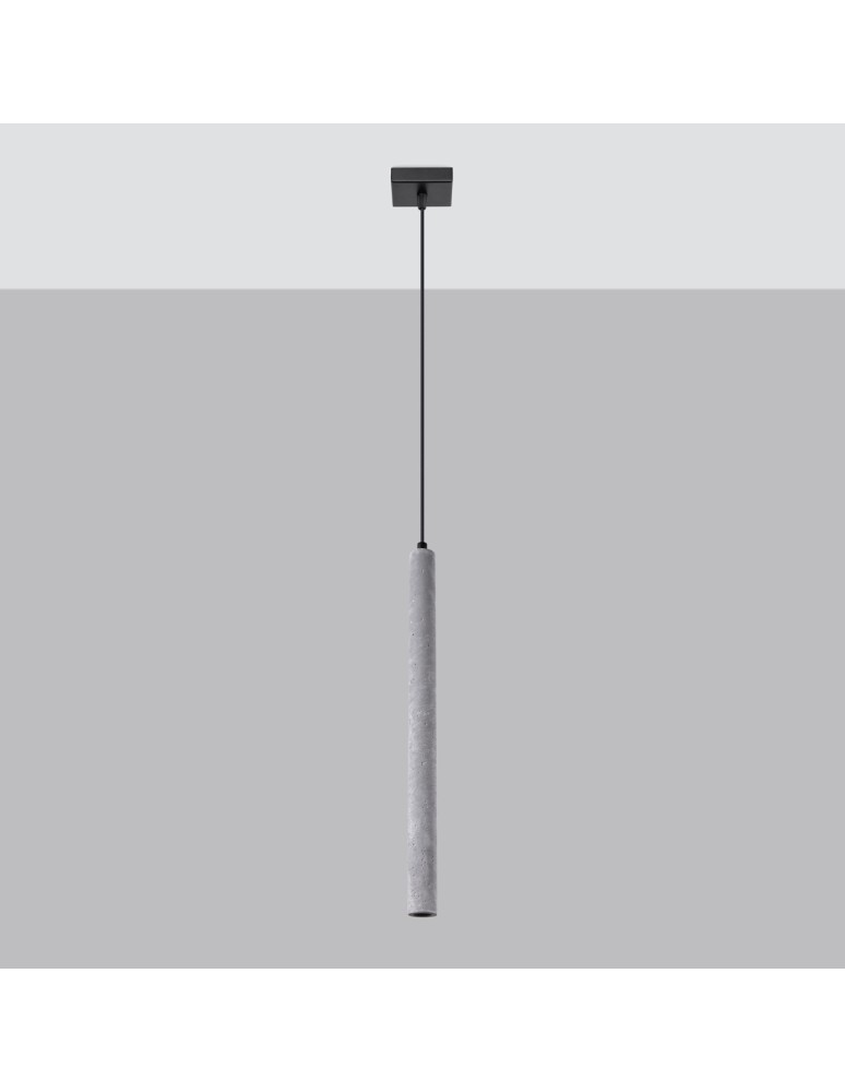 Pendant lamps - Sollux PASTELO 1 concrete pendant lamp SL.1271 - product kolory-swiatla.pl 2