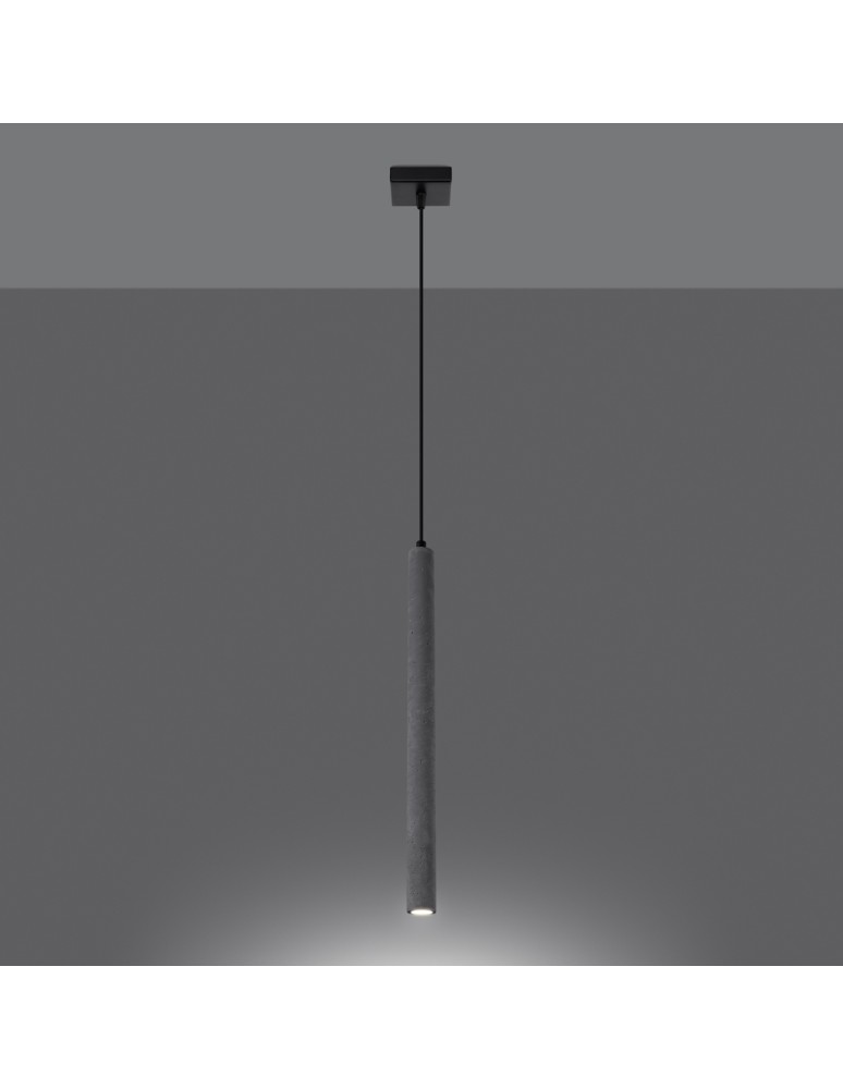 Pendant lamps - Sollux PASTELO 1 concrete pendant lamp SL.1271 - product kolory-swiatla.pl 3