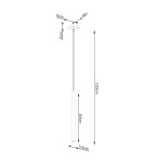 Pendant lamps - Sollux PASTELO 1 concrete pendant lamp SL.1271 - product 5