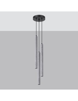Sollux PASTELO 3P concrete pendant lamp SL.1273 - product 2