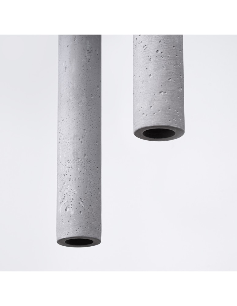 Pendant lamps - Sollux PASTELO 3P concrete pendant lamp SL.1273 - product kolory-swiatla.pl 4