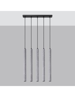 Sollux Lampa wisząca PASTELO 5L beton SL.1274 - produkt 2