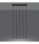 Pendant lamps - Sollux PASTELO 5L concrete pendant lamp SL.1274 - product 3